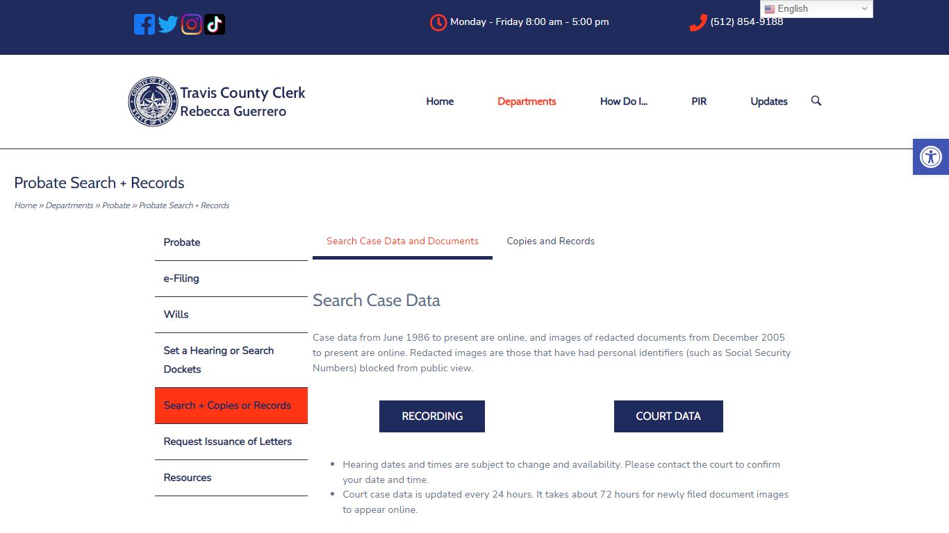 Probate Search + Records - Travis County Clerk